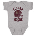 Elijah Moore College Helmet Font