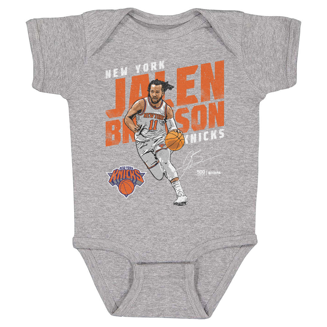 Jalen Brunson New York Knicks Slant WHT