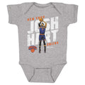 Josh Hart New York Knicks Slant WHT