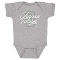 Jayson Tatum Boston Number Script WHT