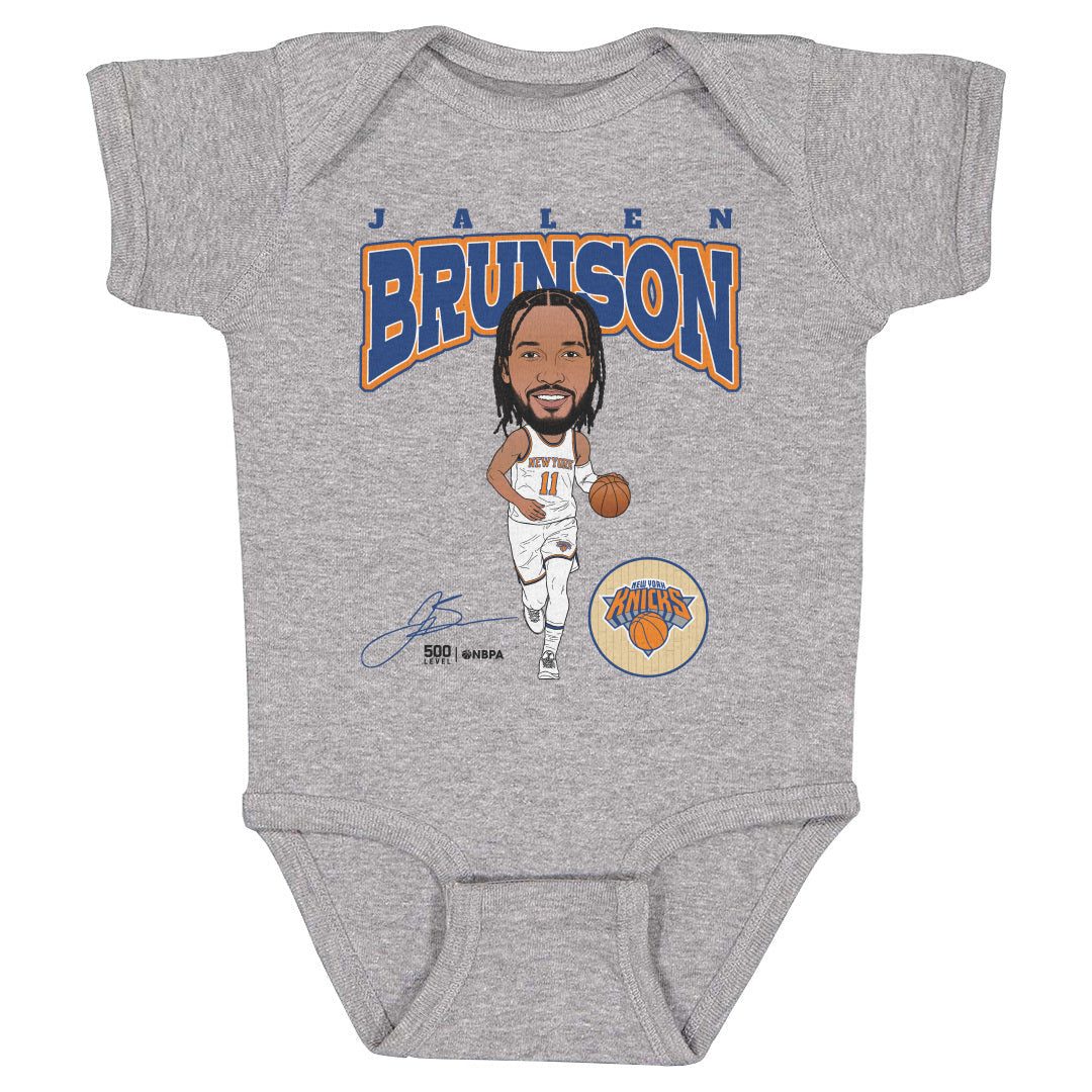 Jalen Brunson New York Knicks Hardwood Comic WHT