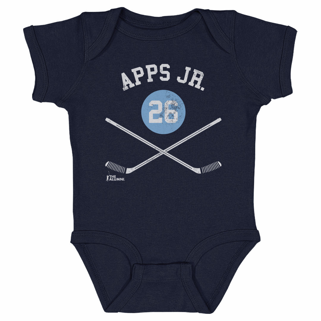 Syl Apps Jr. Pittsburgh 26 Sticks WHT