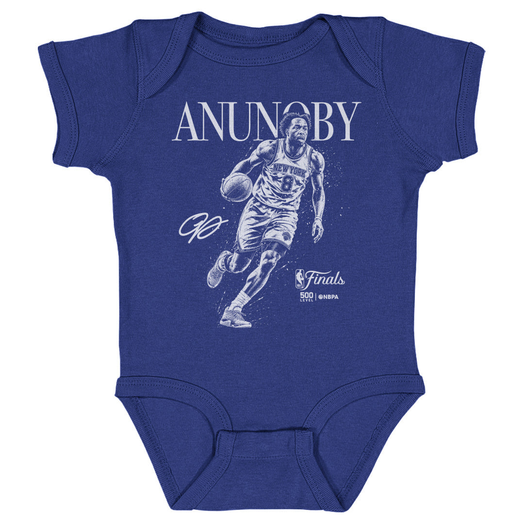 OG Anunoby New York Knicks NBA Finals 2026 Mono WHT