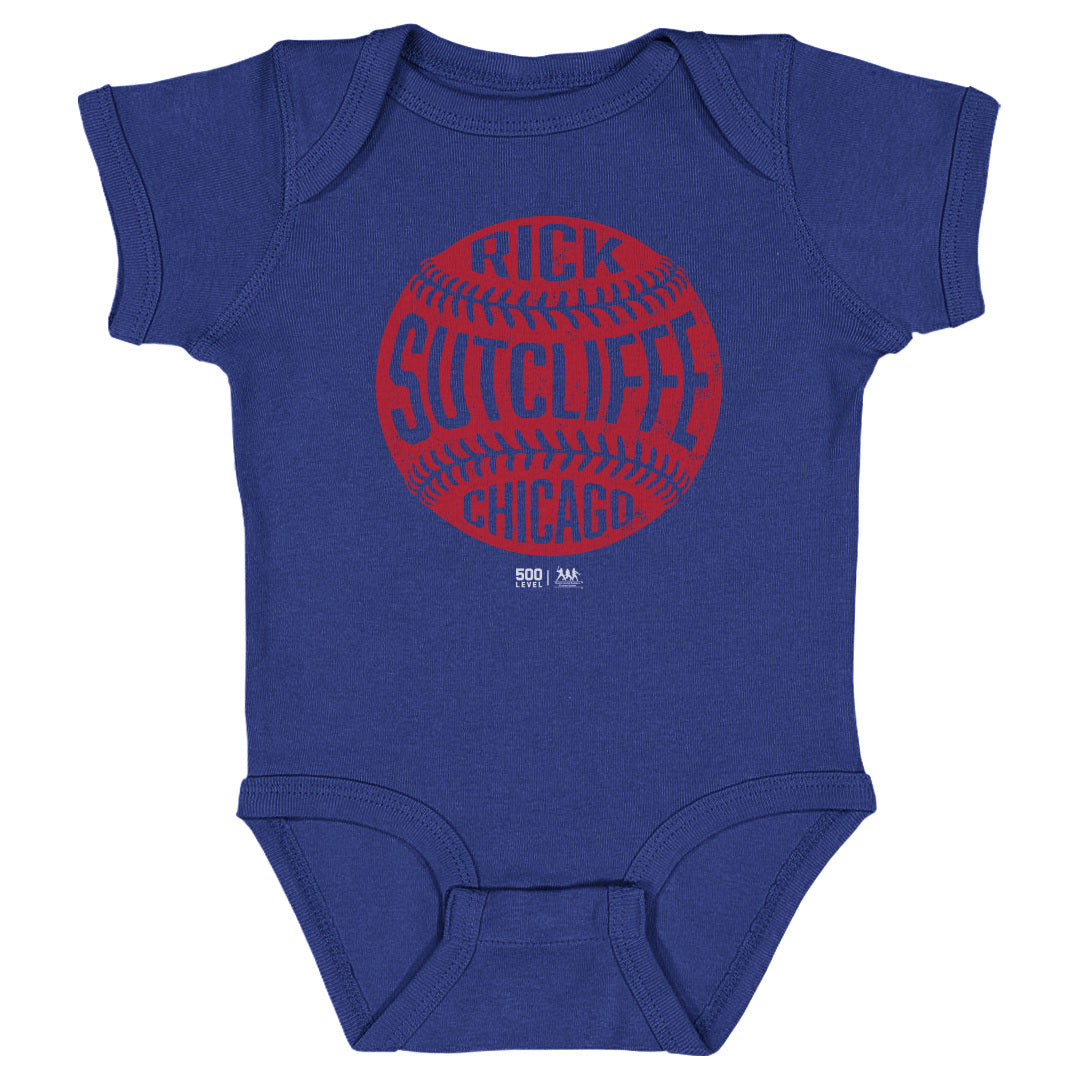Rick Sutcliffe Chicago C Vintage Baseball WHT
