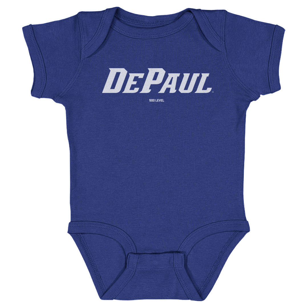 DePaul Blue Demons Wordmark White WHT