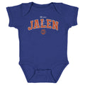 Jalen Brunson New York Knicks Team Font WHT