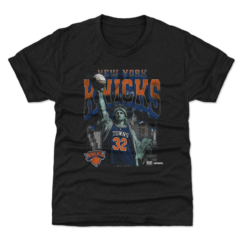 Karl-Anthony Towns New York Knicks Statue Of Liberty WHT