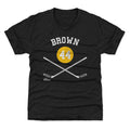 Rob Brown Pittsburgh 44 Sticks WHT