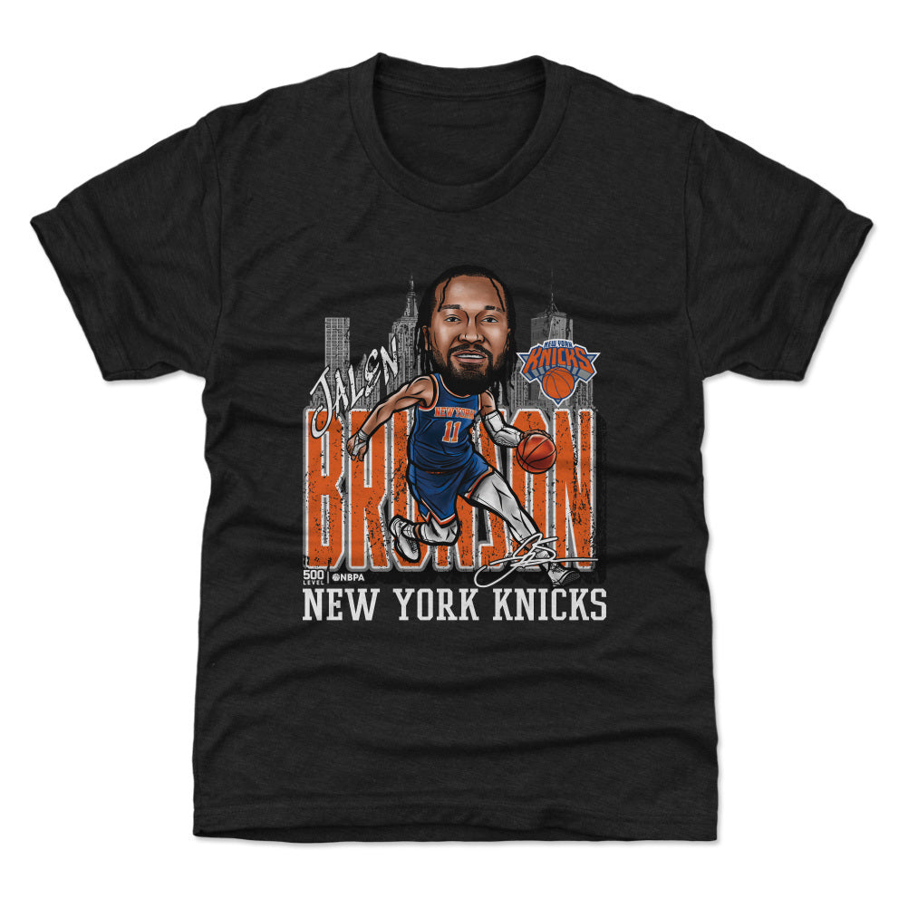 Jalen Brunson New York Knicks Cartoon City Cartoon WHT