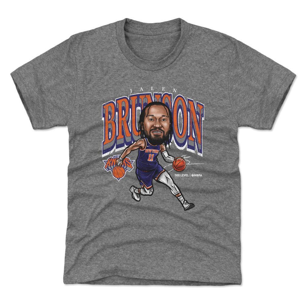 Jalen Brunson New York Knicks Cartoon WHT