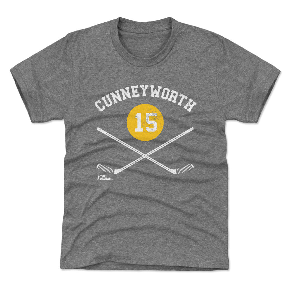 Randy Cunneyworth Pittsburgh 15 Sticks WHT