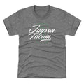 Jayson Tatum Boston Number Script WHT