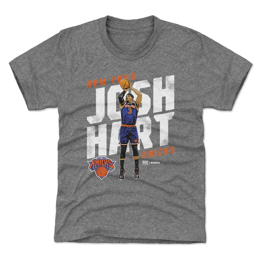 Josh Hart New York Knicks Slant WHT