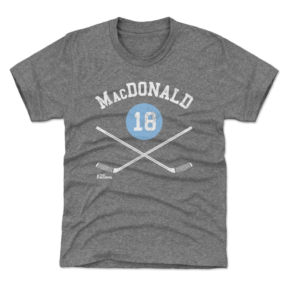 Lowell MacDonald Pittsburgh 18 Sticks WHT