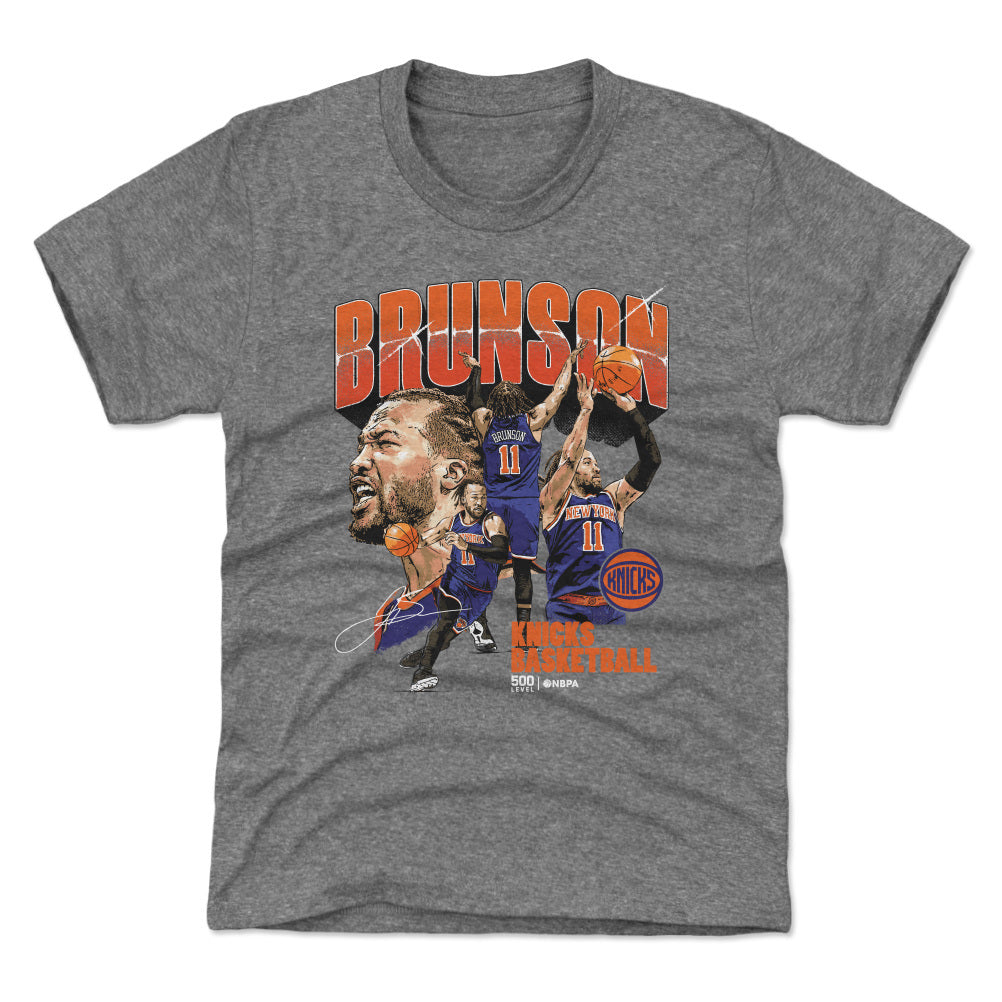 Jalen Brunson New York Knicks Collage WHT