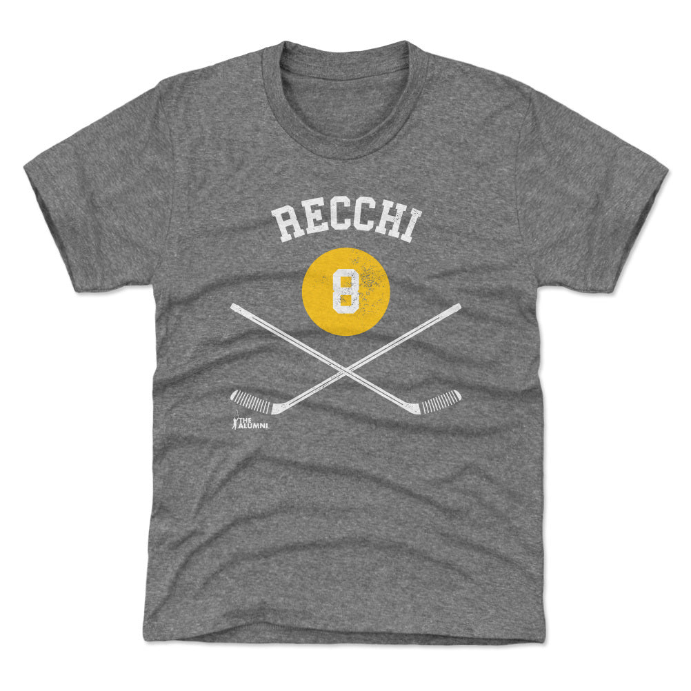 Mark Recchi Pittsburgh 8 Sticks WHT
