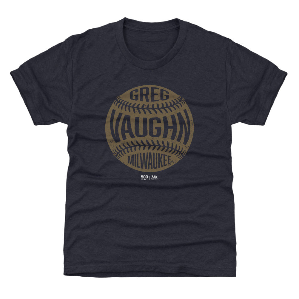 Greg Vaughn Milwaukee Vintage Baseball WHT