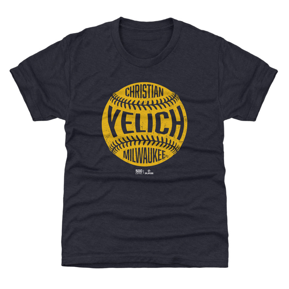 Christian Yelich Milwaukee Vintage Baseball WHT