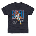 Shai Gilgeous-Alexander Oklahoma City Thunder Caricature WHT