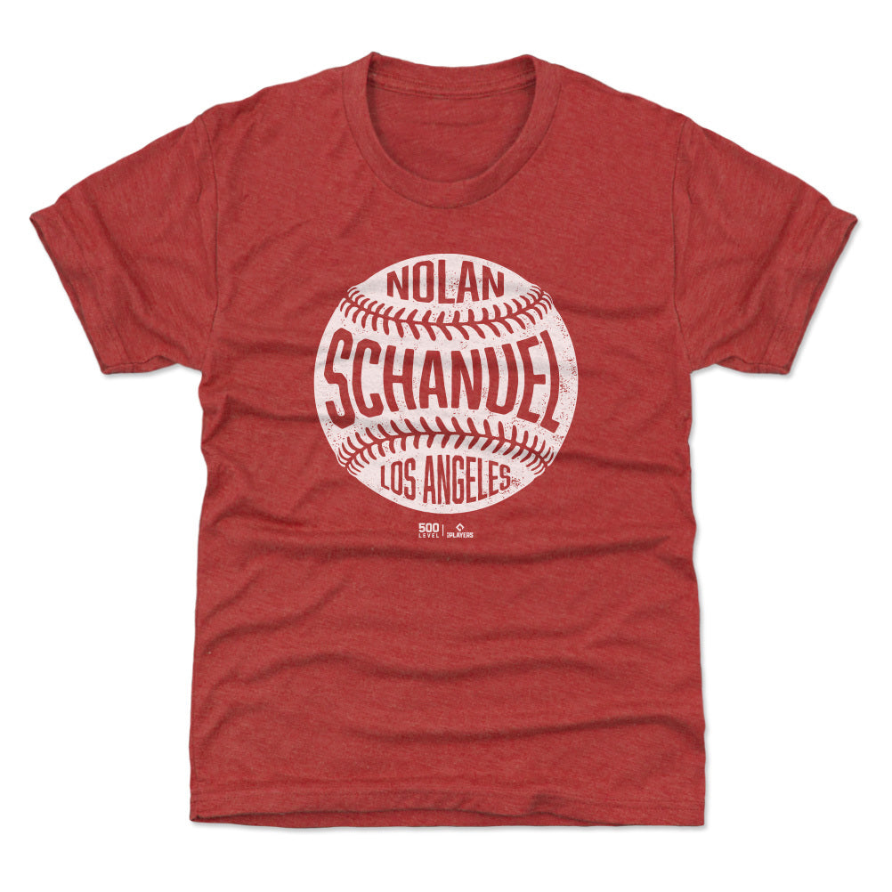 Nolan Schanuel Los Angeles A Vintage Baseball WHT