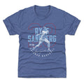 Ryne Sandberg Chicago C Outline WHT