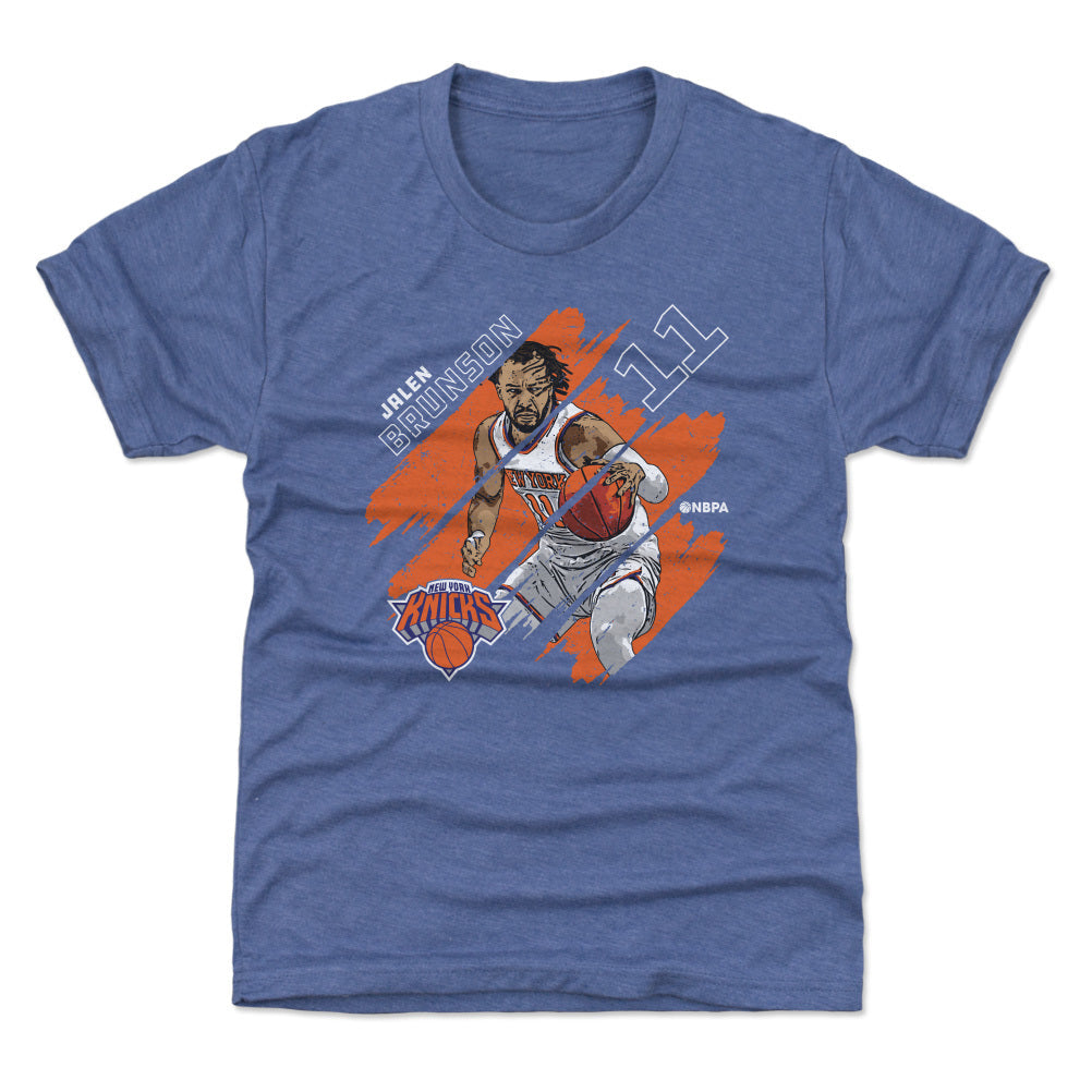 Jalen Brunson New York Knicks Stripes WHT