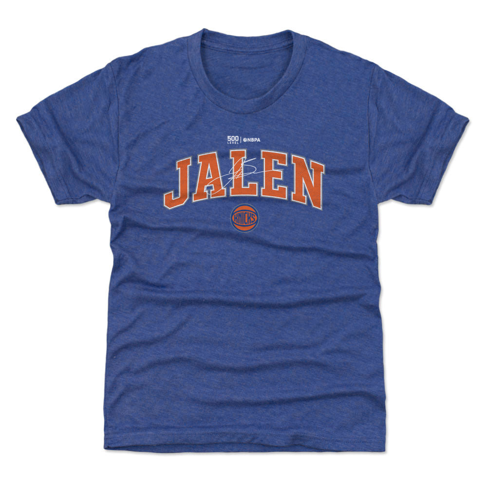 Jalen Brunson New York Knicks Team Font WHT