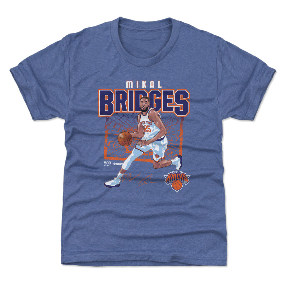 Mikal Bridges New York Knicks Shattered WHT