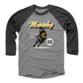 Larry Murphy Pittsburgh Retro Script WHT