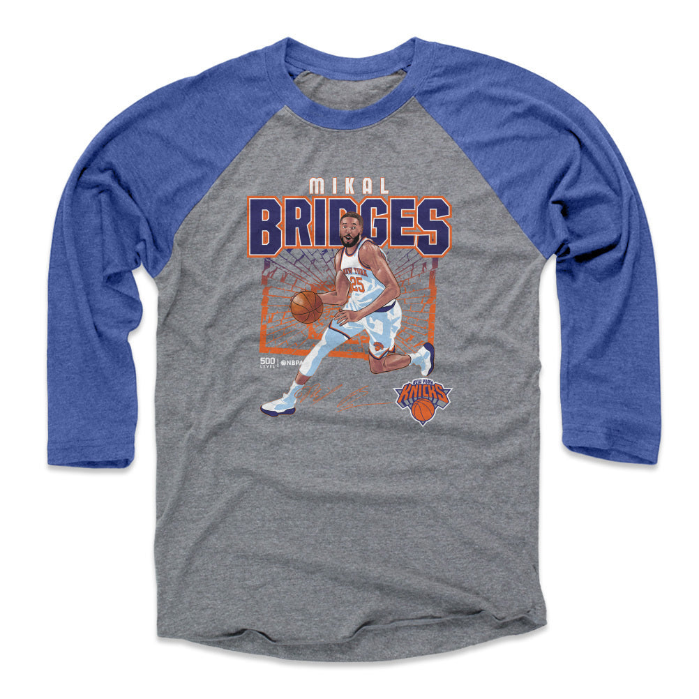 Mikal Bridges New York Knicks Shattered WHT