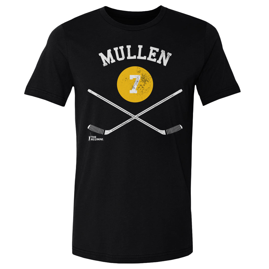 Joe Mullen Pittsburgh 7 Sticks WHT
