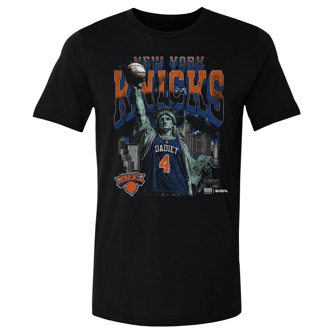 Pacome Dadiet New York Knicks Statue Of Liberty WHT