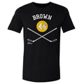 Rob Brown Pittsburgh 44 Sticks WHT