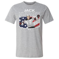 Jack Hughes New Jersey American Flag WHT