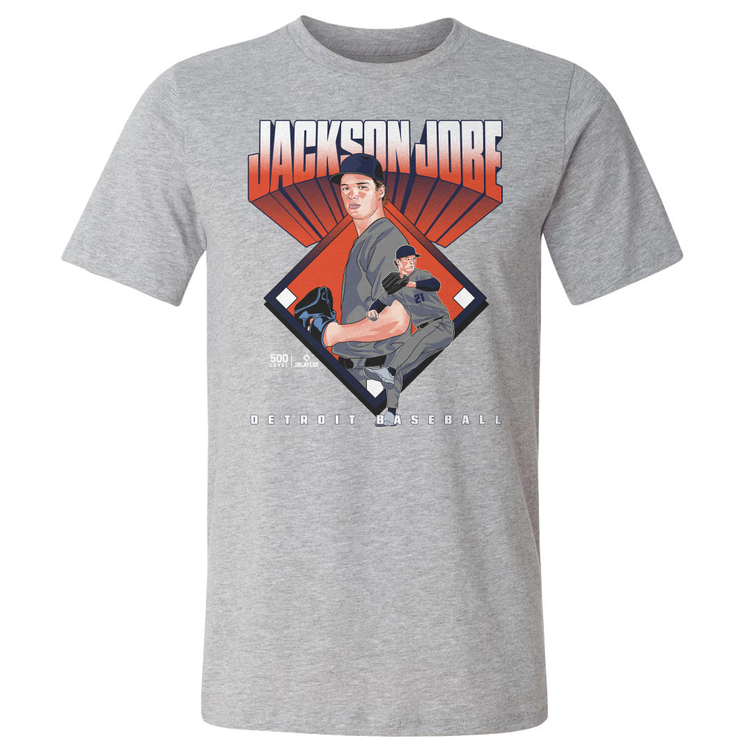 Jackson Jobe Detroit Baseball Diamond WHT