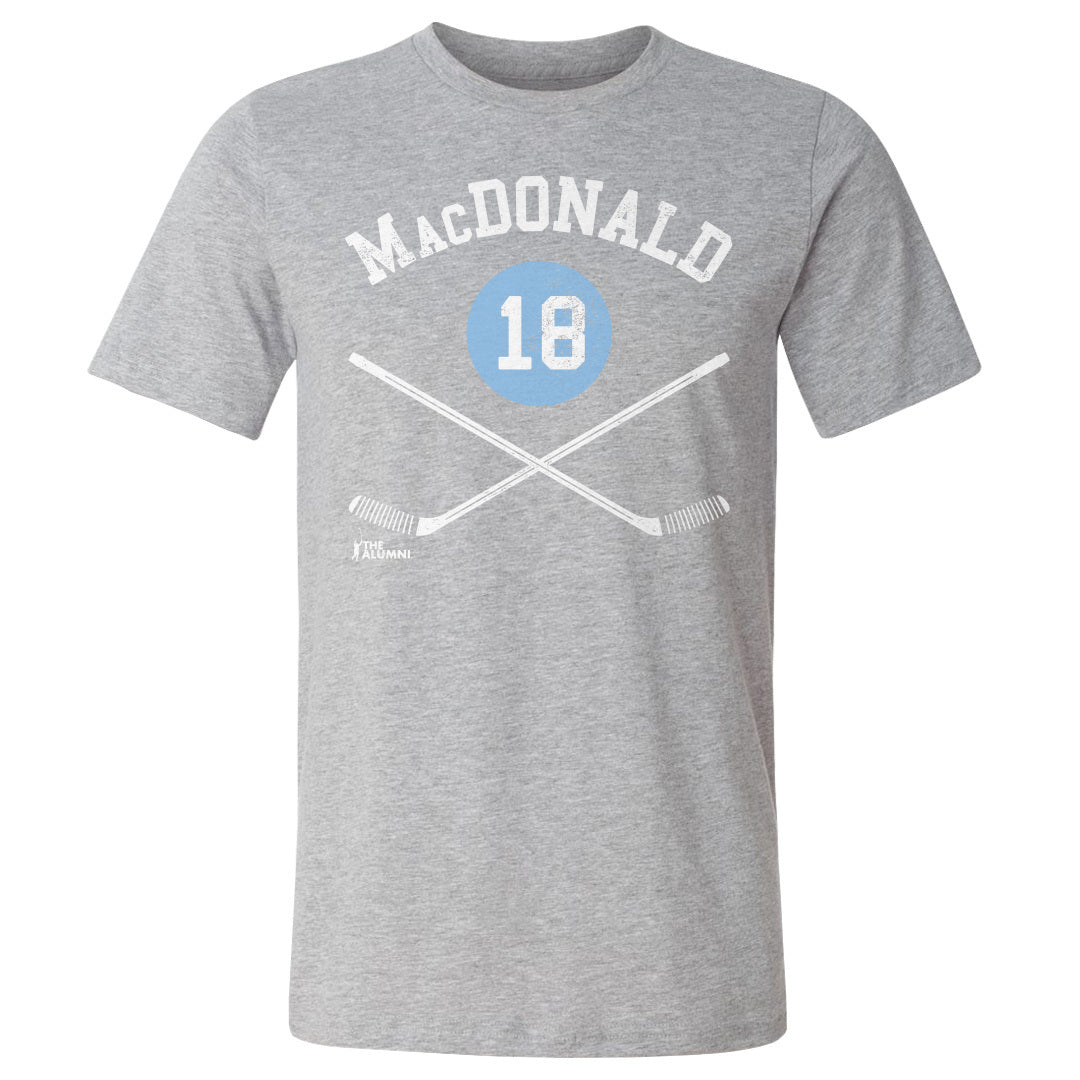 Lowell MacDonald Pittsburgh 18 Sticks WHT