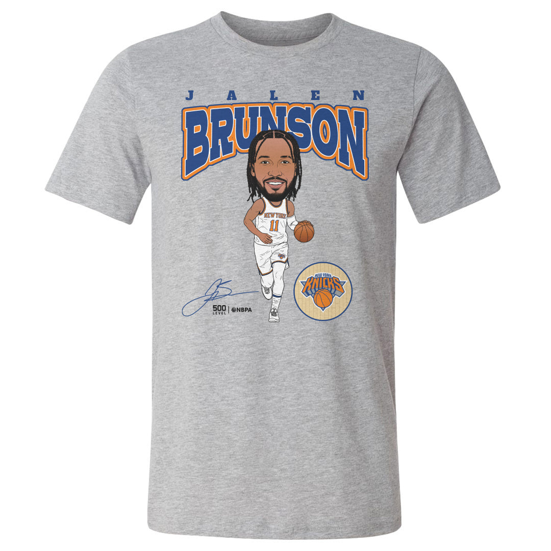 Jalen Brunson New York Knicks Hardwood Comic WHT