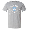 Randy Carlyle Pittsburgh 25 Sticks WHT