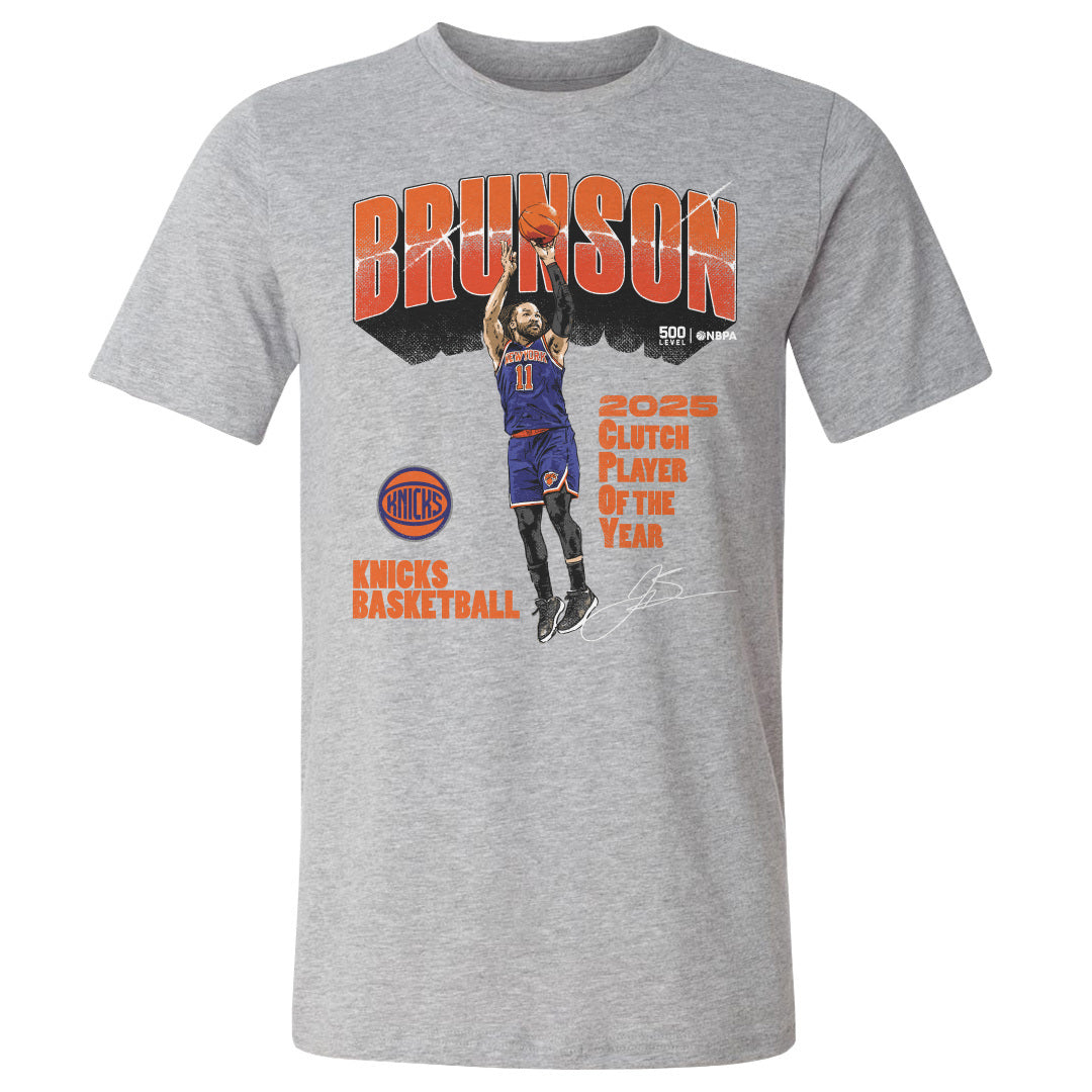 Jalen Brunson New York Knicks 2025 Clutch Player Of The Year WHT