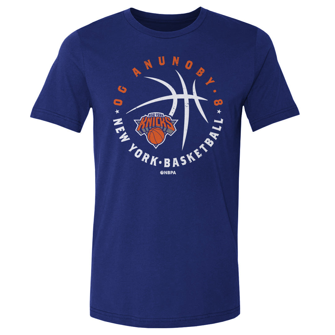 OG Anunoby New York Knicks Player Ball WHT