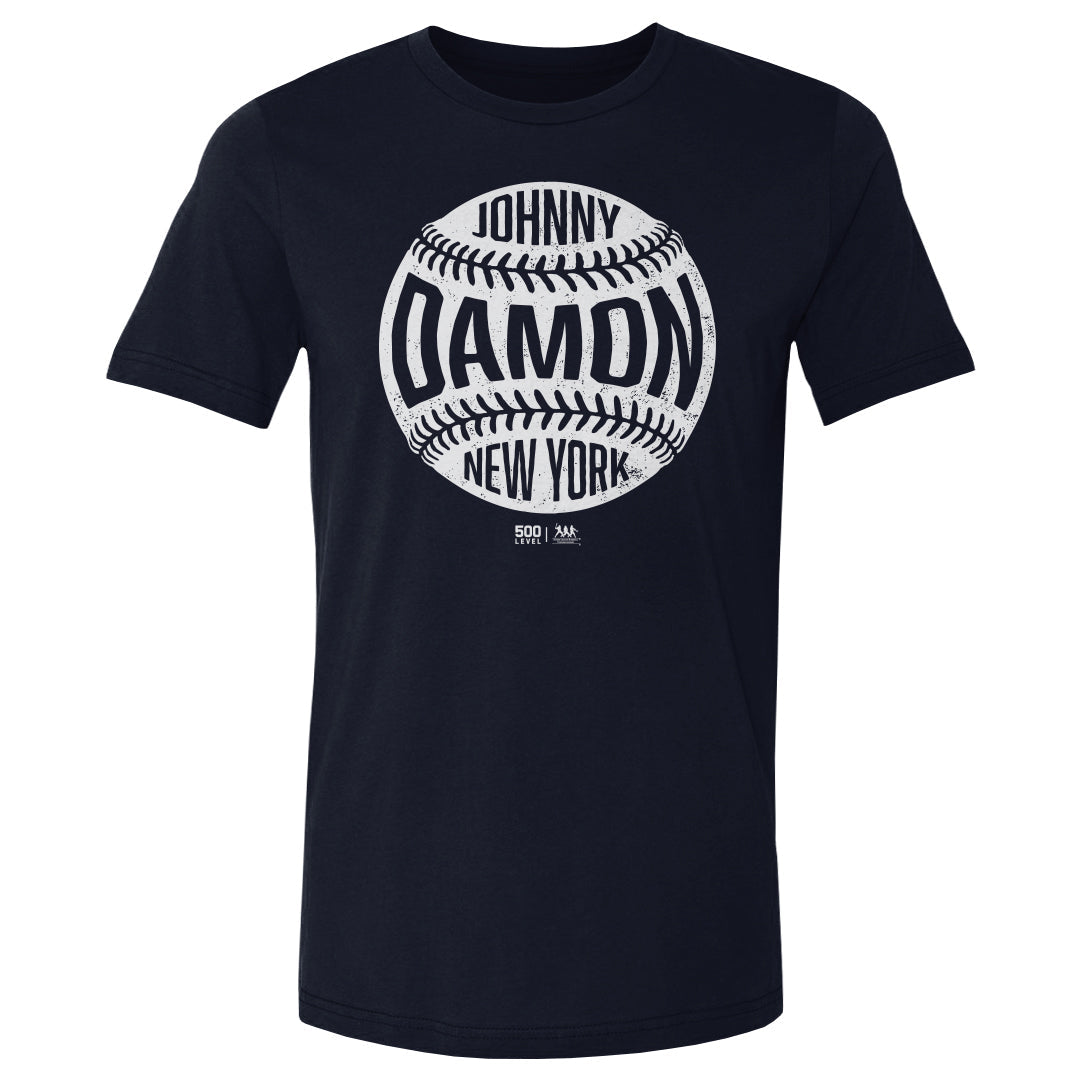 Johnny Damon New York Y Vintage Baseball WHT