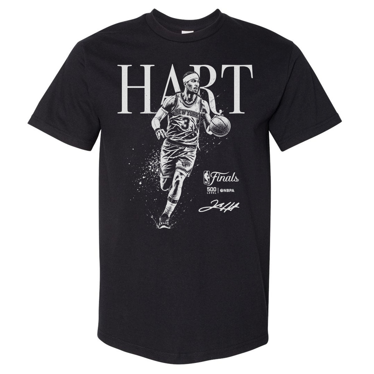 Josh Hart New York Knicks NBA Finals 2026 Mono WHT