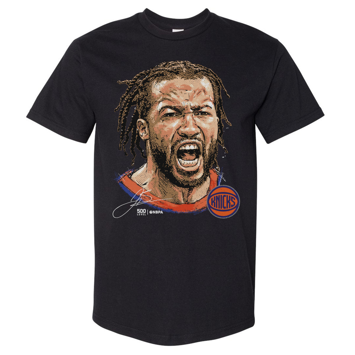 Jalen Brunson New York Knicks Portrait WHT
