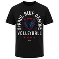 DePaul Blue Demons Volleyball Arc WHT