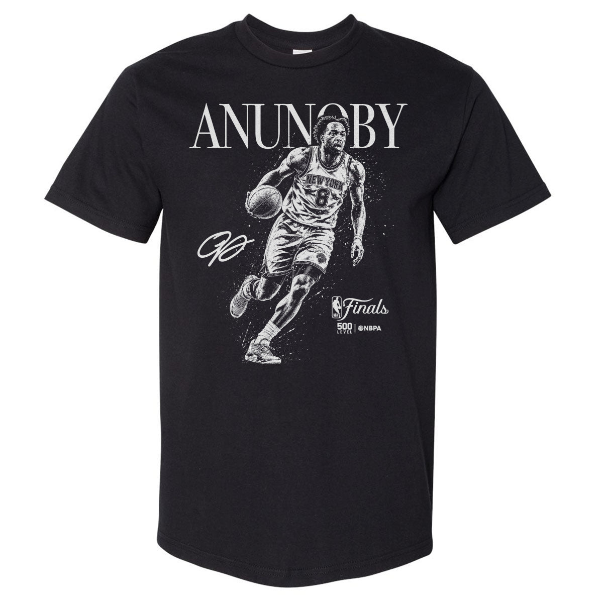 OG Anunoby New York Knicks NBA Finals 2026 Mono WHT