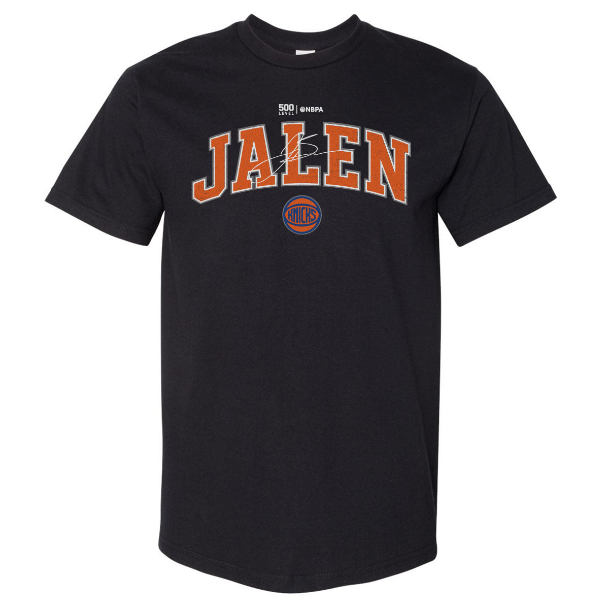 Jalen Brunson New York Knicks Team Font WHT
