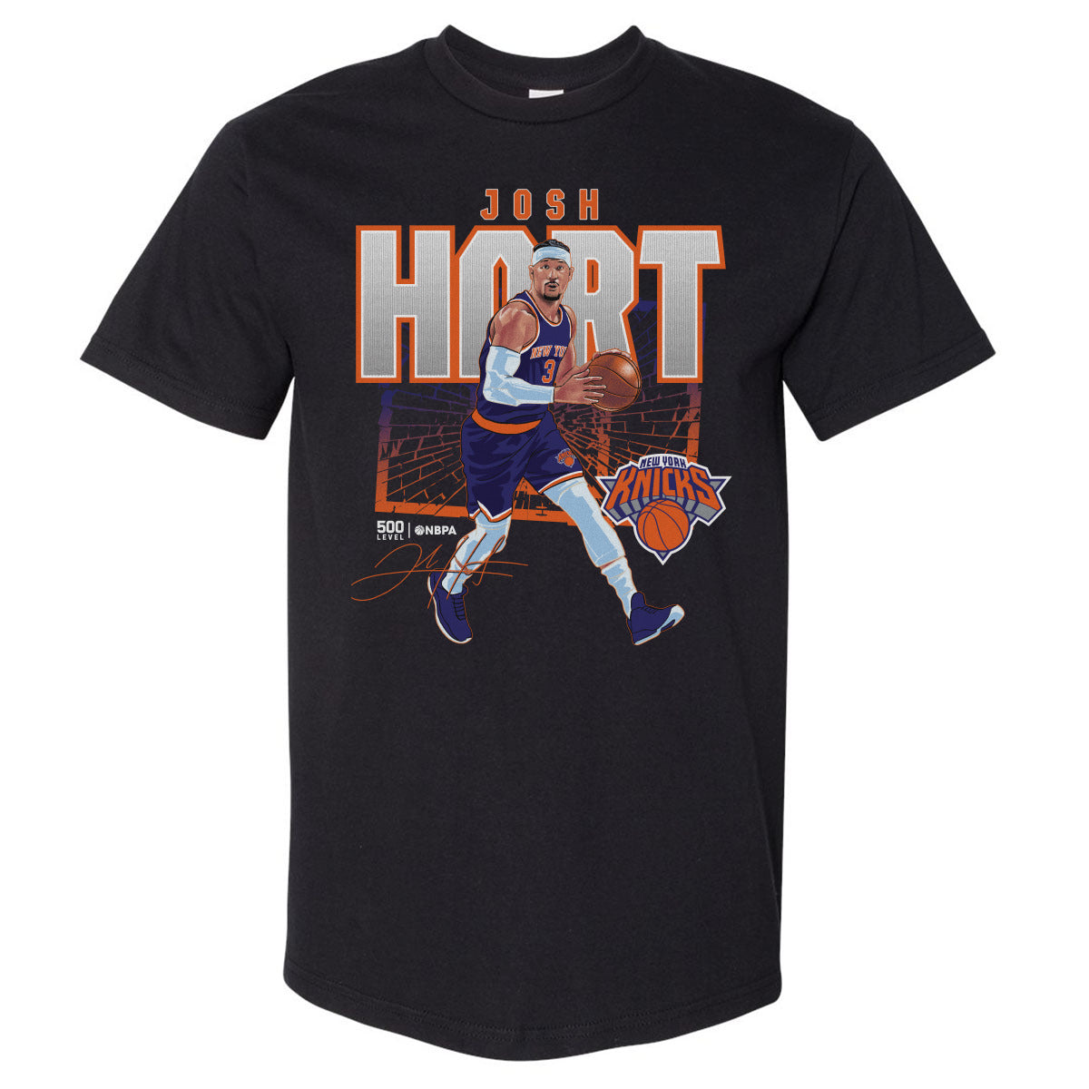 Josh Hart New York Knicks Shattered WHT