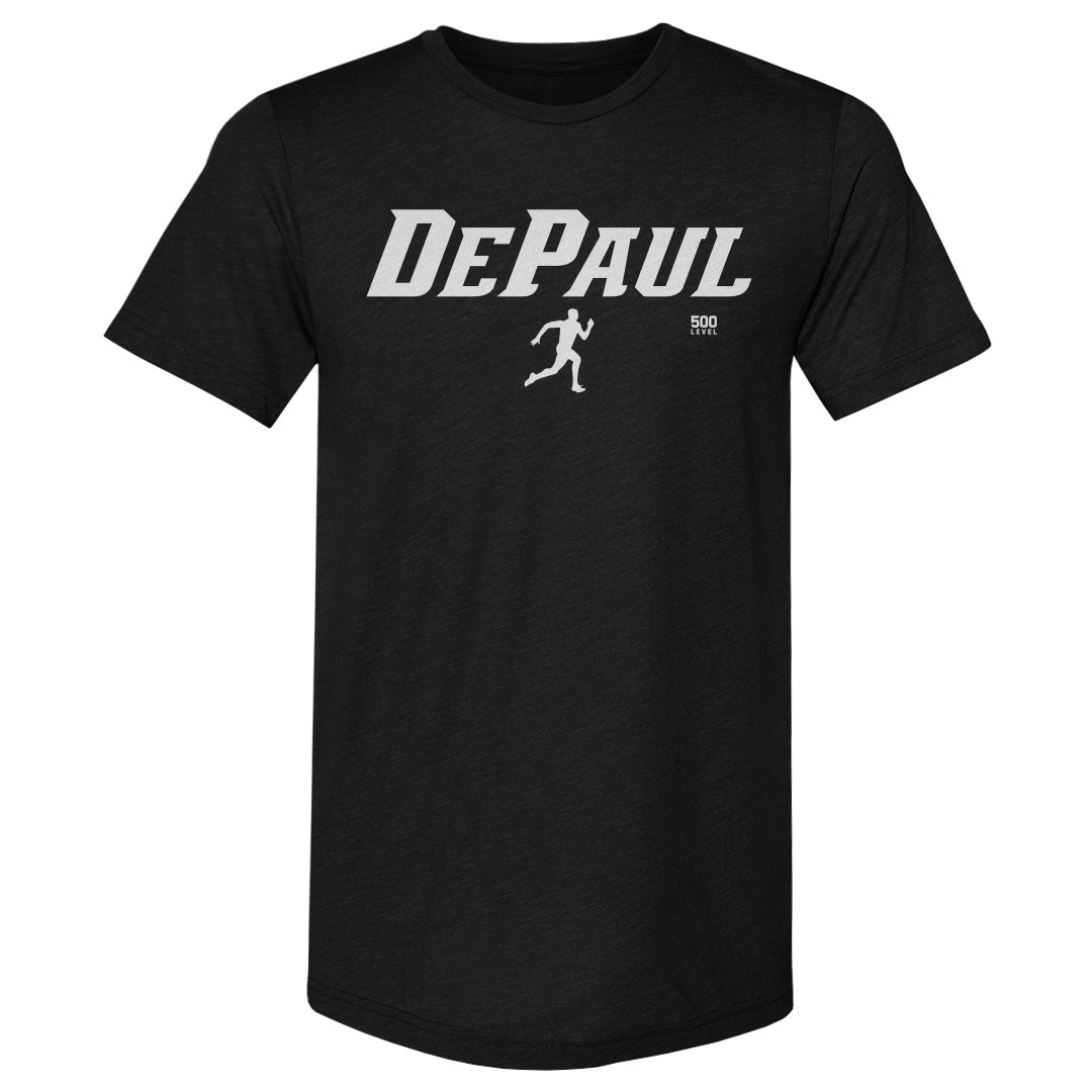 DePaul Blue Demons Track & Field Minimalist WHT
