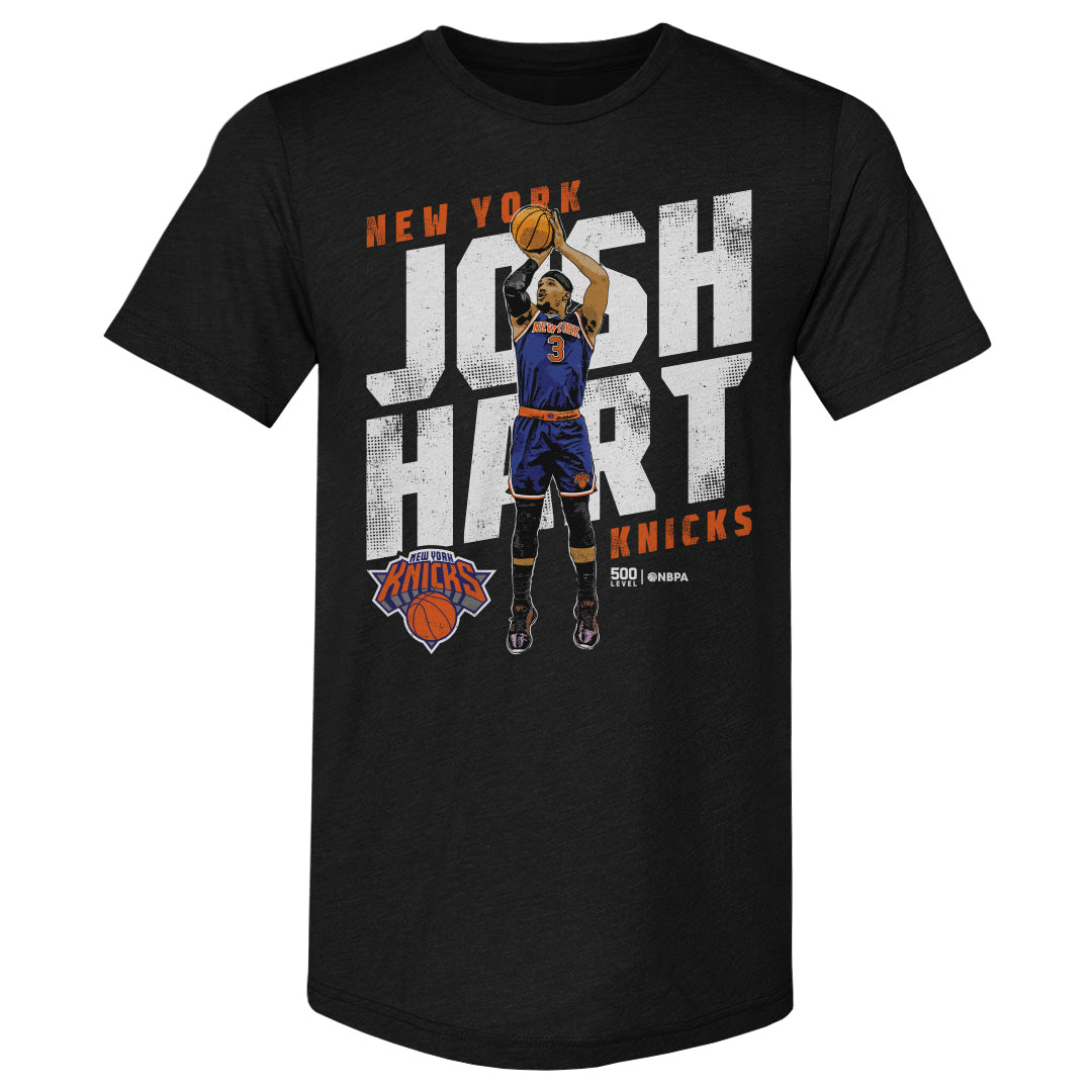 Josh Hart New York Knicks Slant WHT