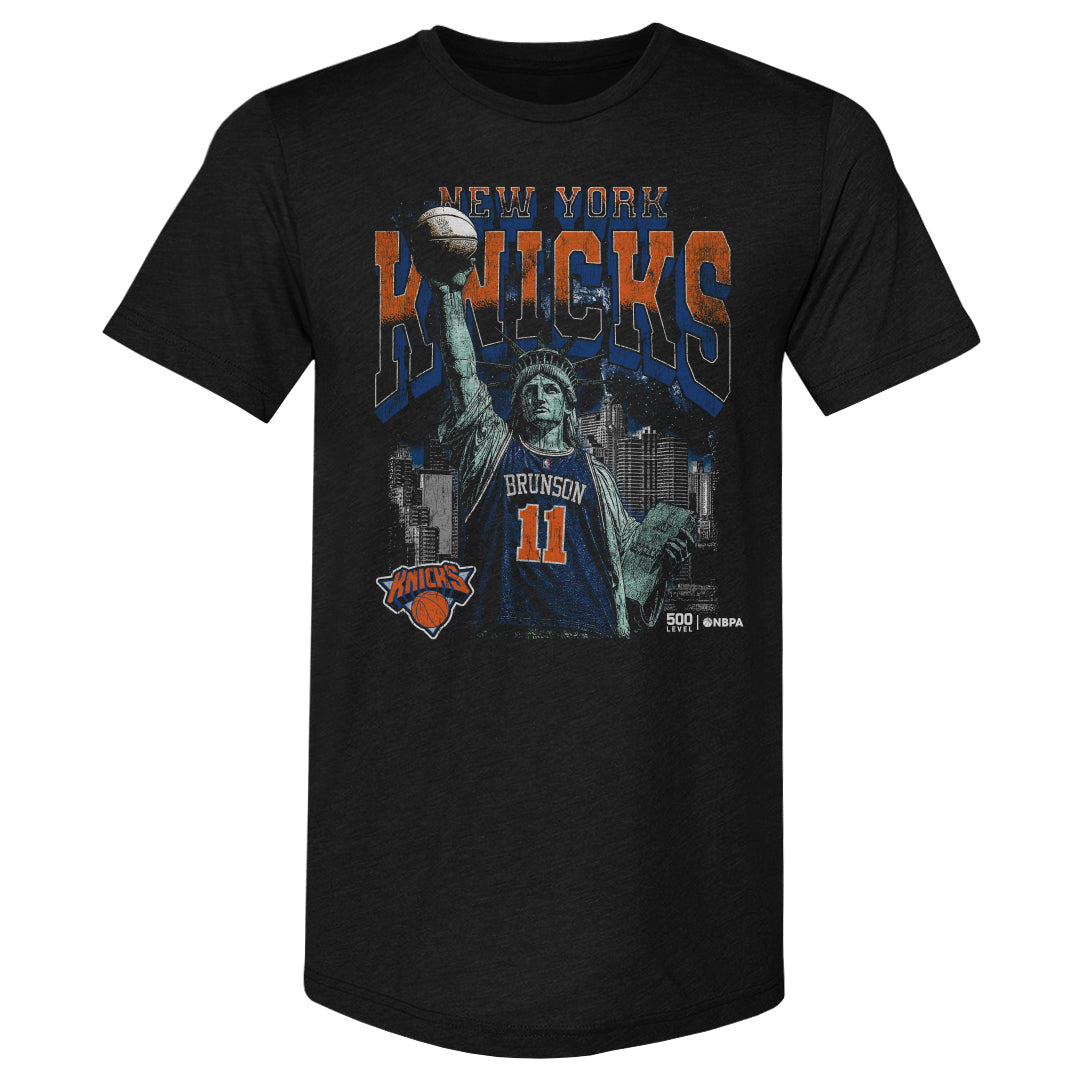 Jalen Brunson New York Knicks Statue Of Liberty WHT